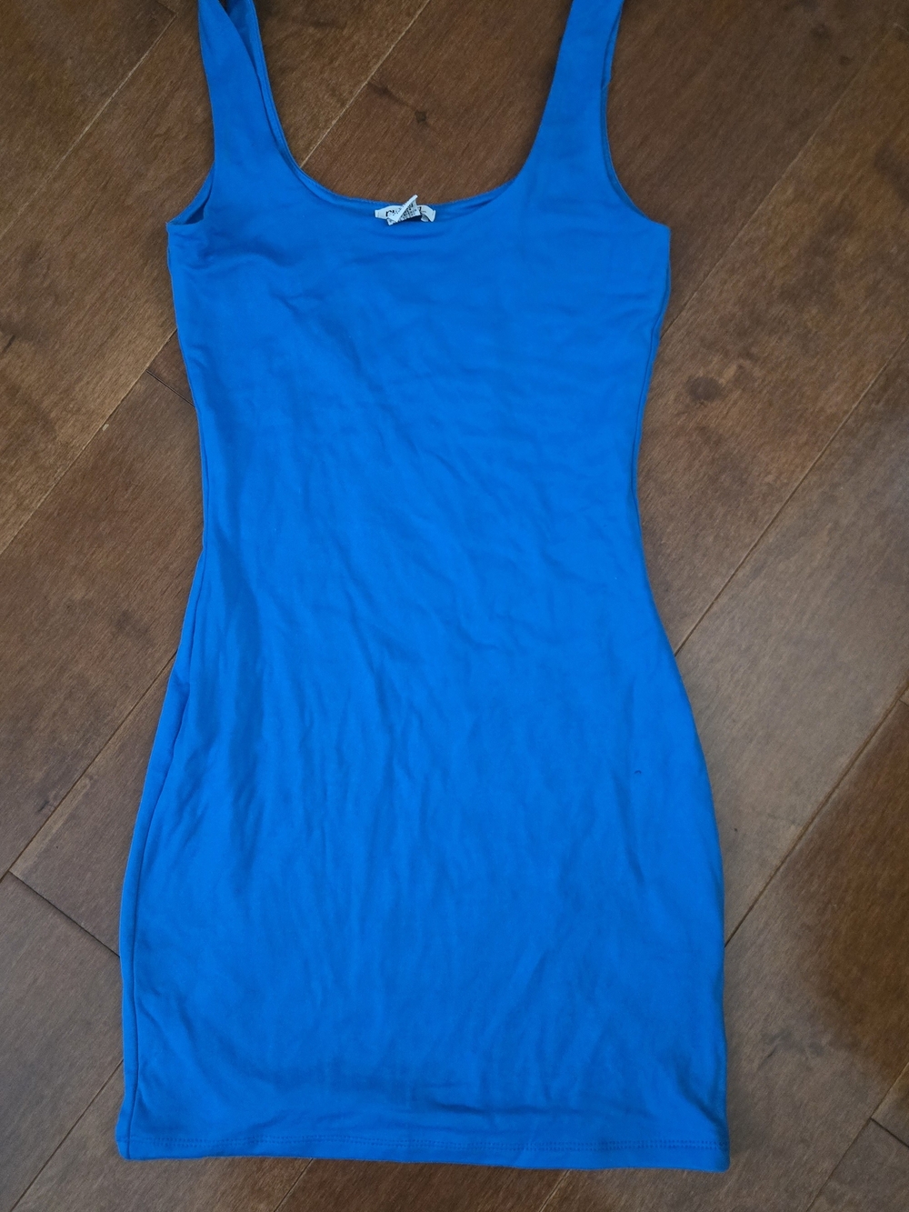 Rue21 Bright Blue Tank Bodycon Mini Dress